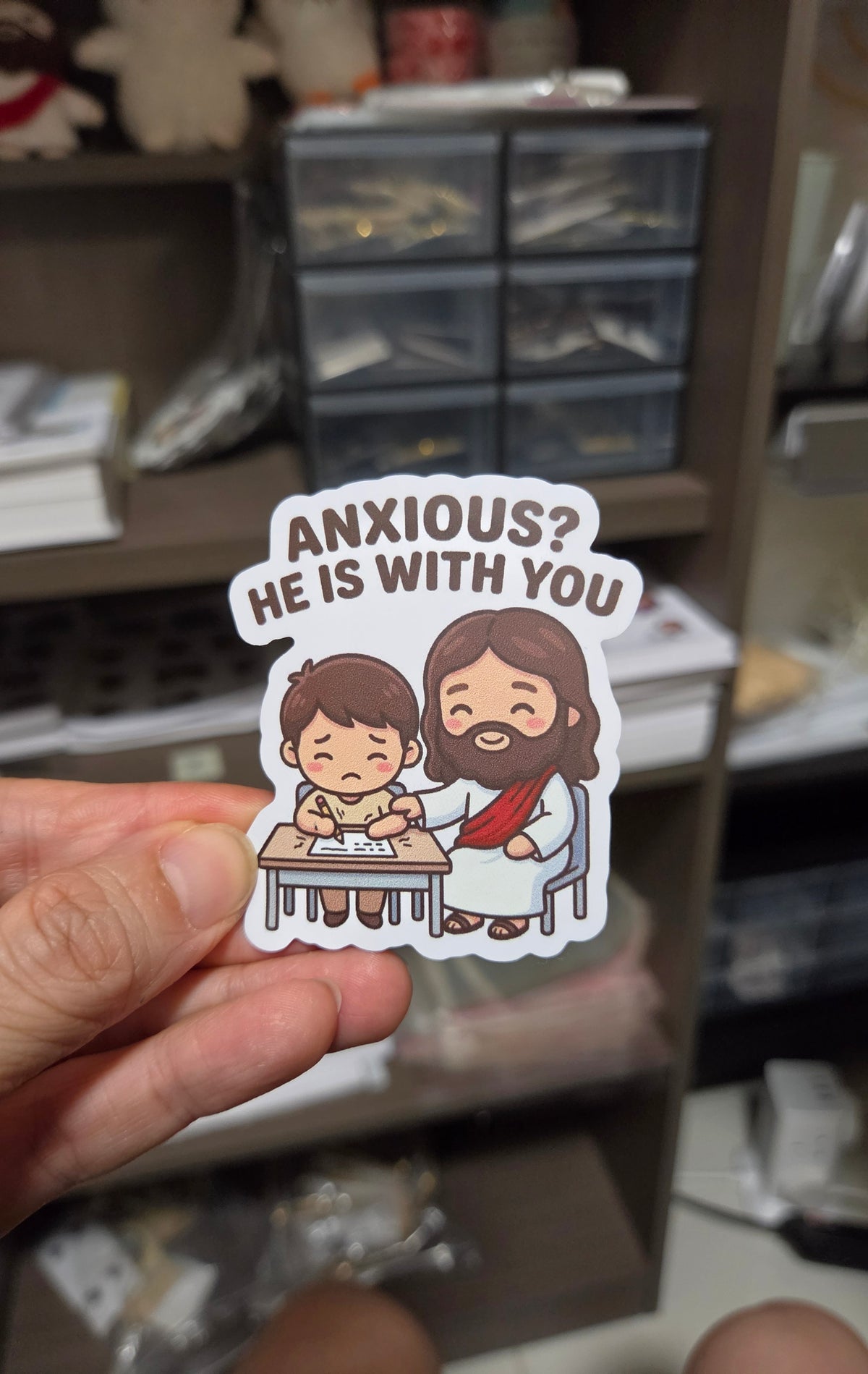 Anxious? He Is With You