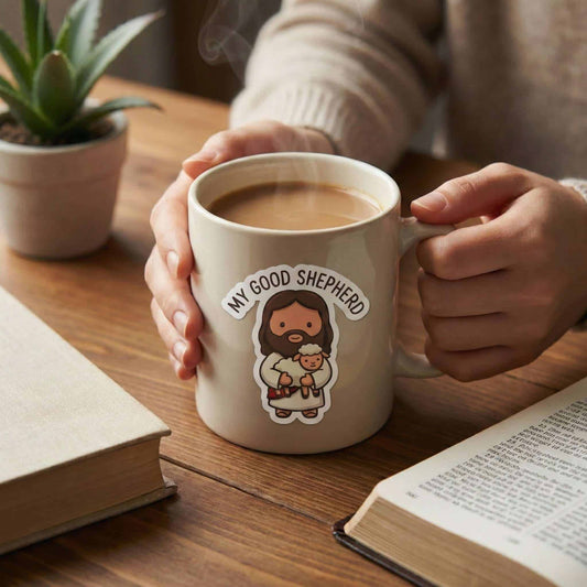 The Daily Walk Jesus Stickers Pack (6pcs) - The Blessed Smiles