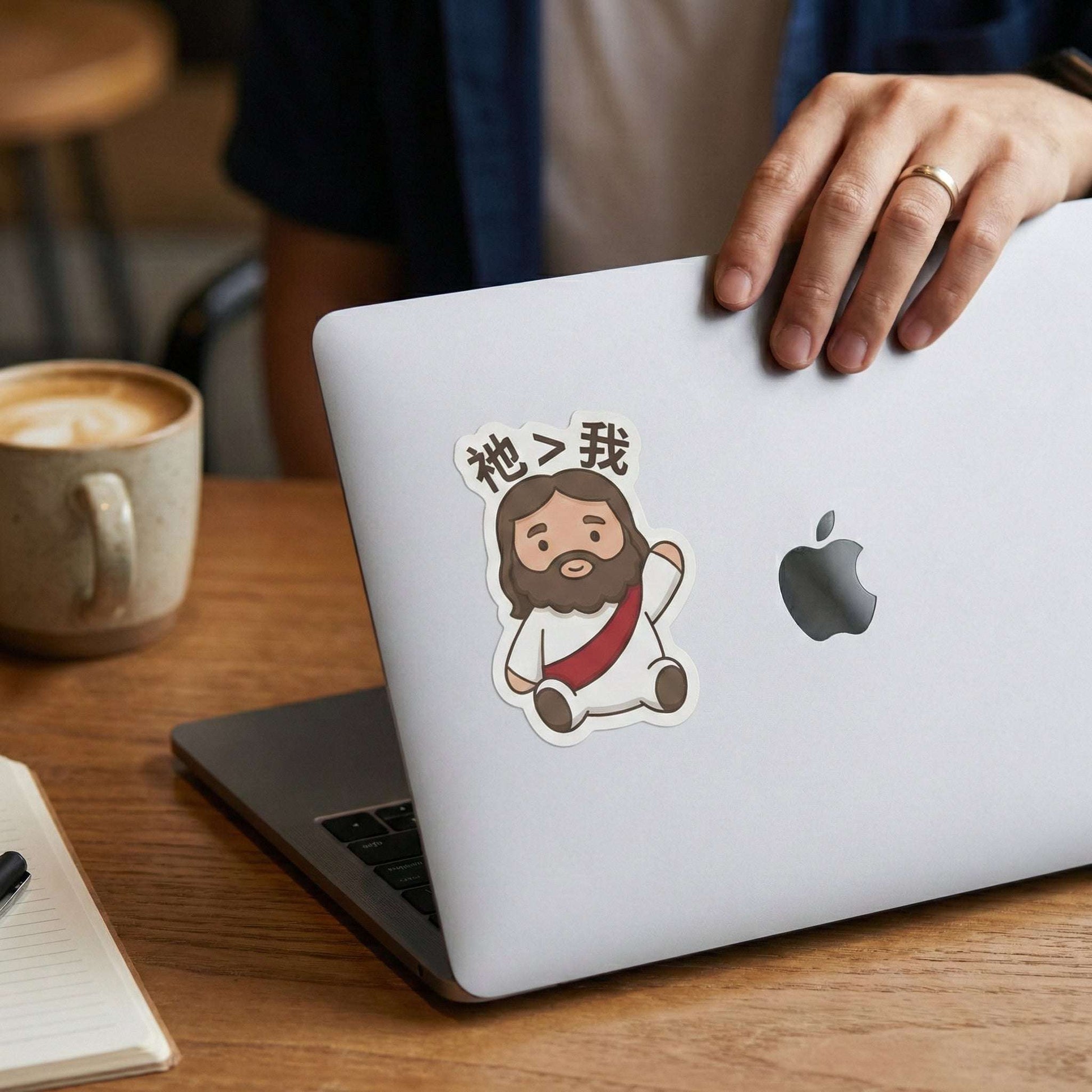 丰盛恩典耶稣贴纸套装 (5张入) - The Blessed Smiles