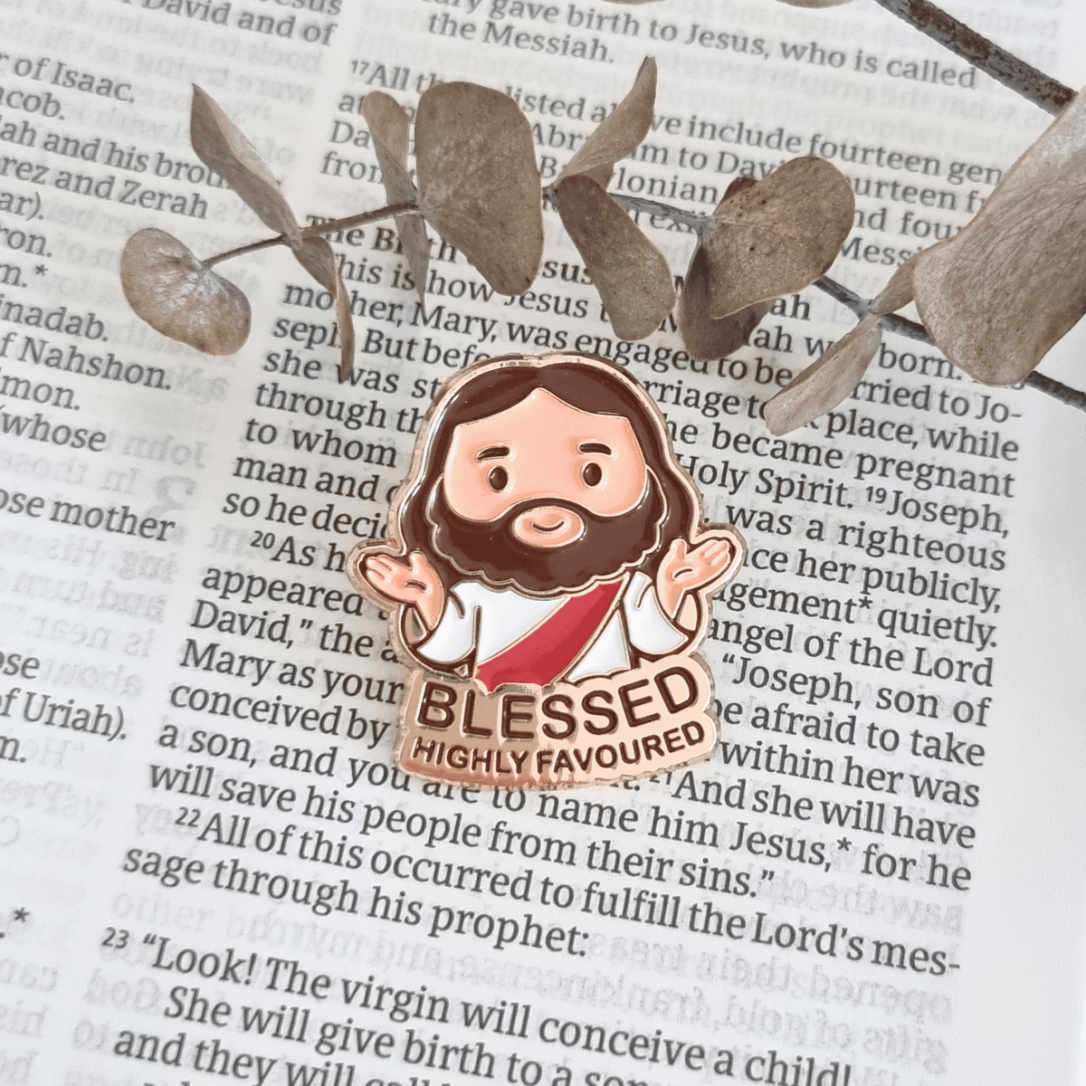 Jesus Enamel Pin
