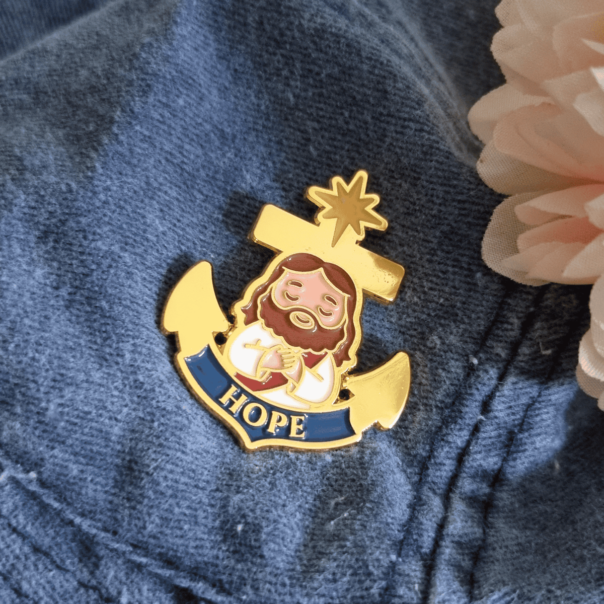 Jesus Enamel Pin