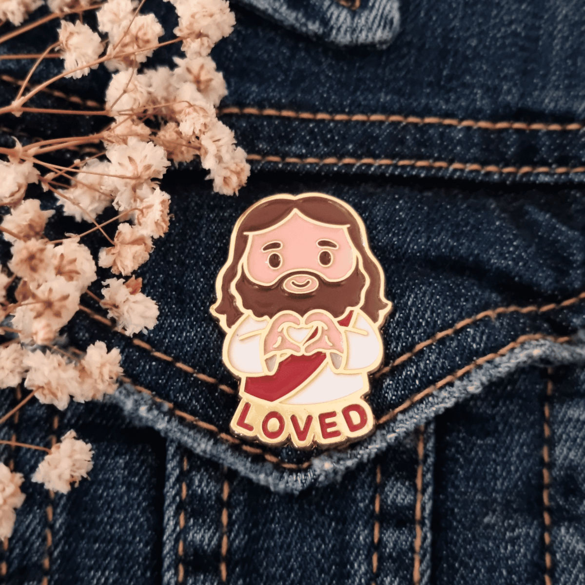 Jesus Enamel Pin