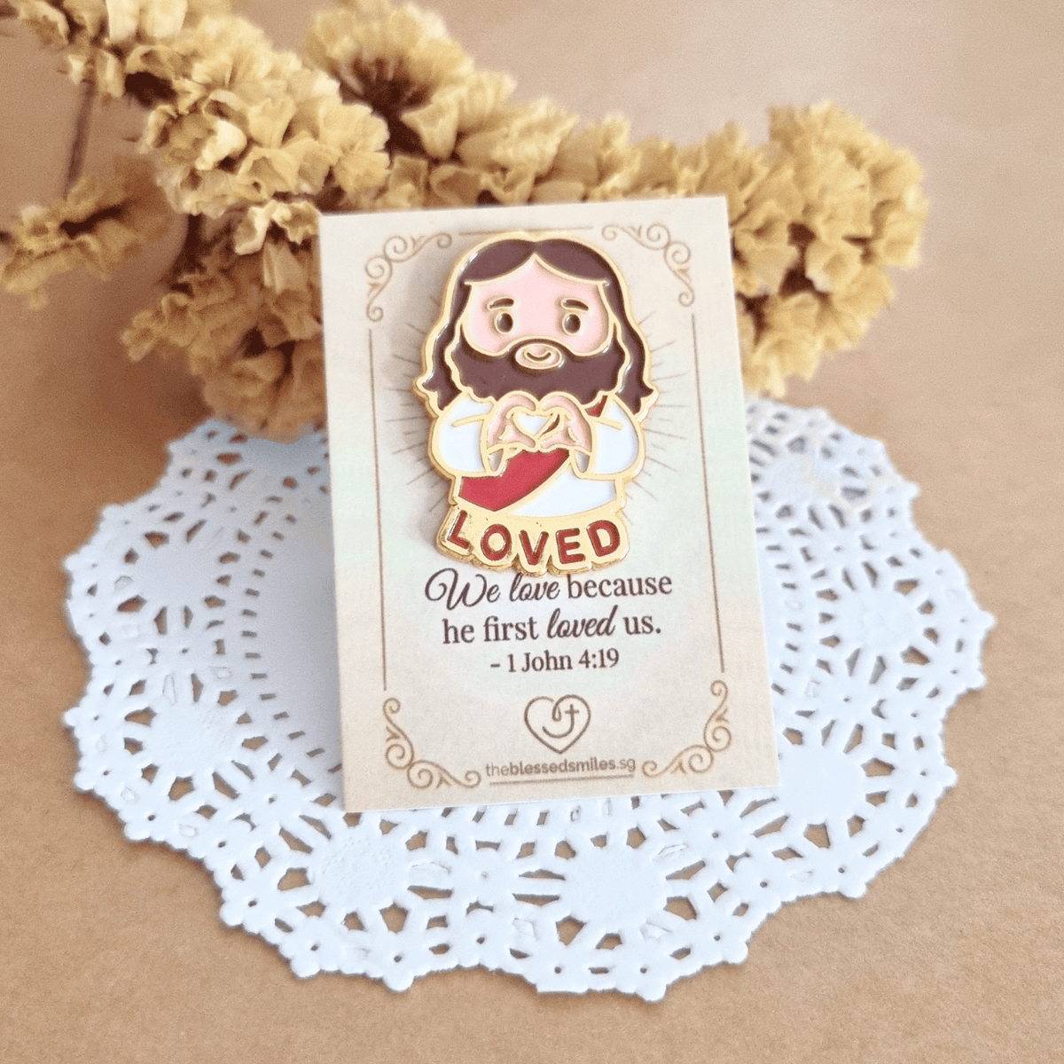 Jesus Enamel Pin