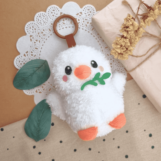 Mini Dove Plush Bag Charm