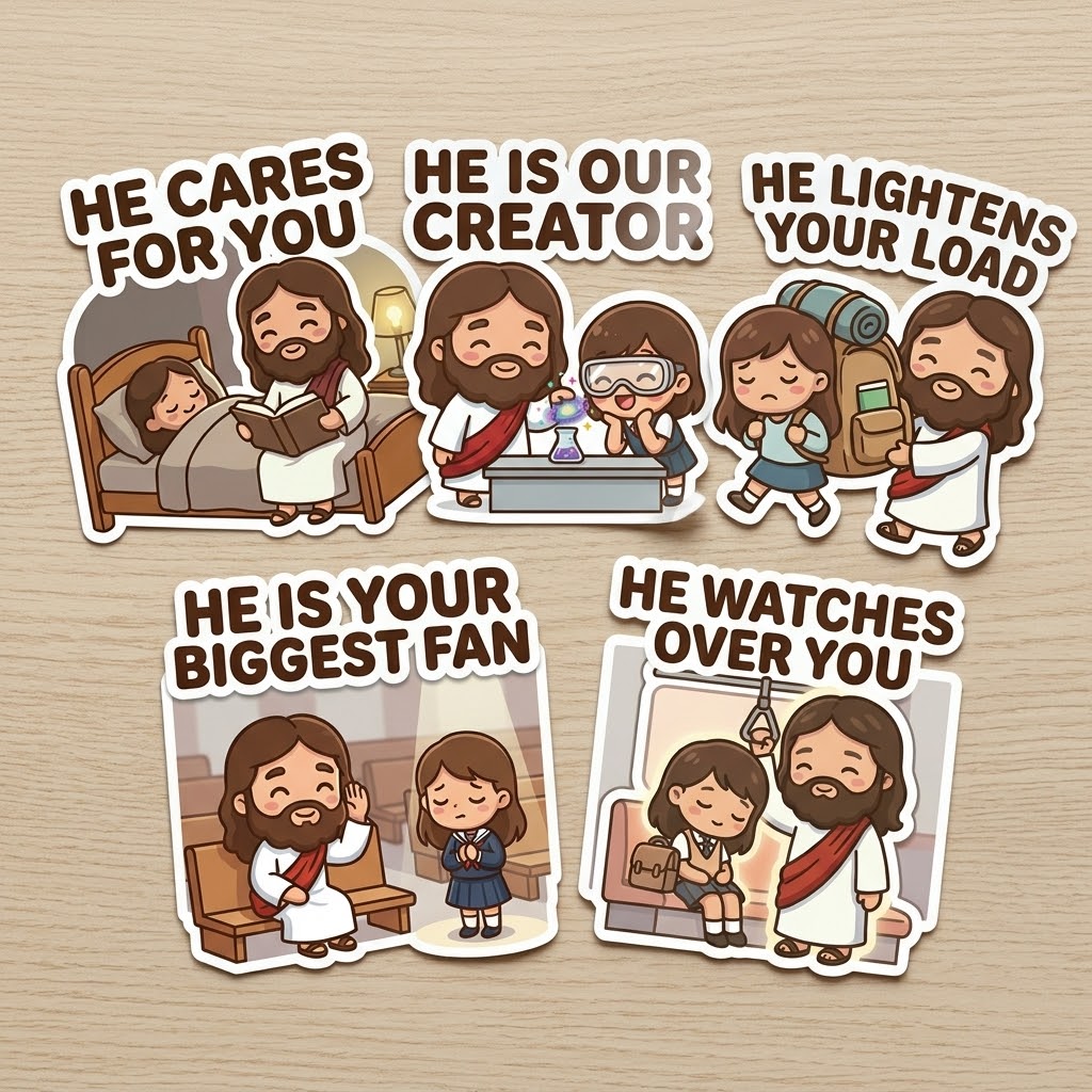 Jesus Loves Little Ones Girls Pack (5pcs)