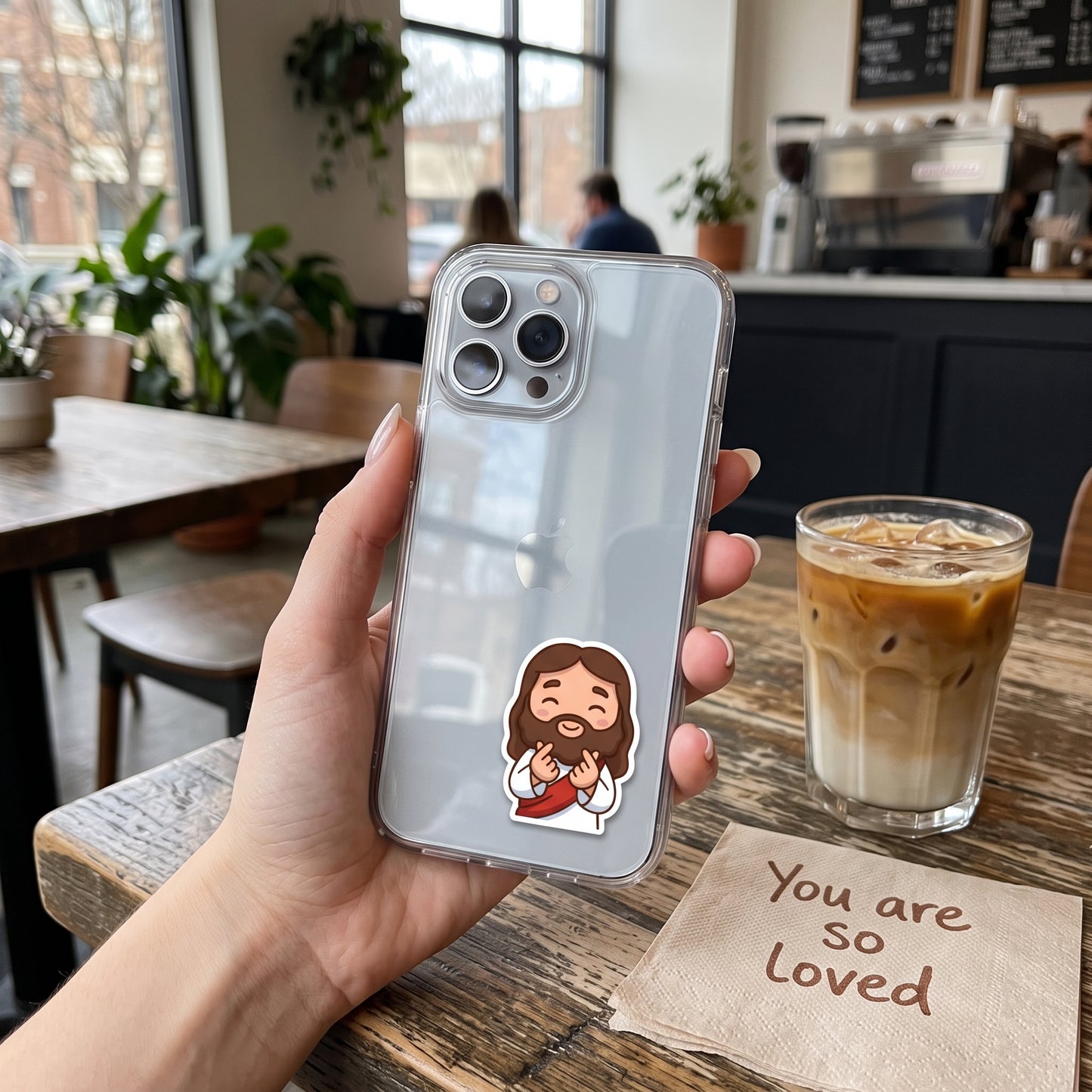 Jesus Emotes Stickers Sheet