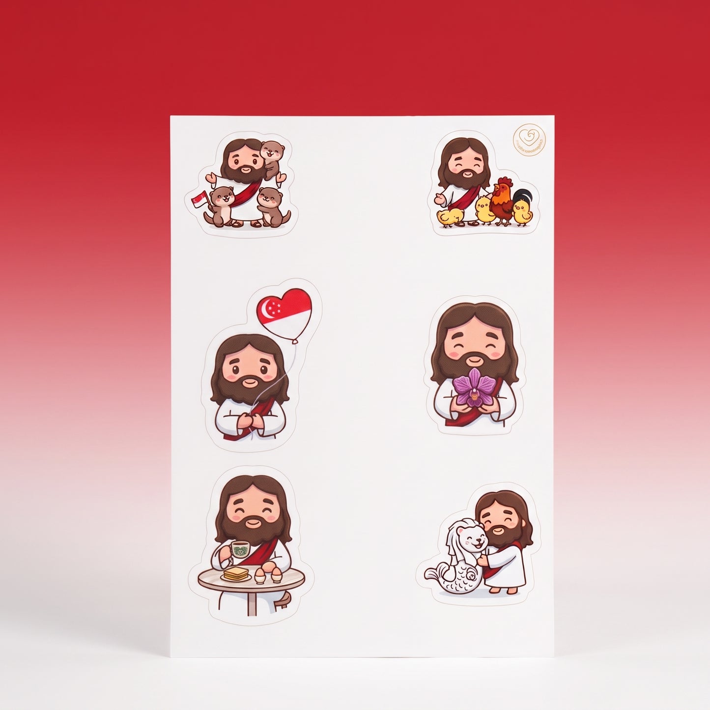 Jesus NDP Stickers Sheet