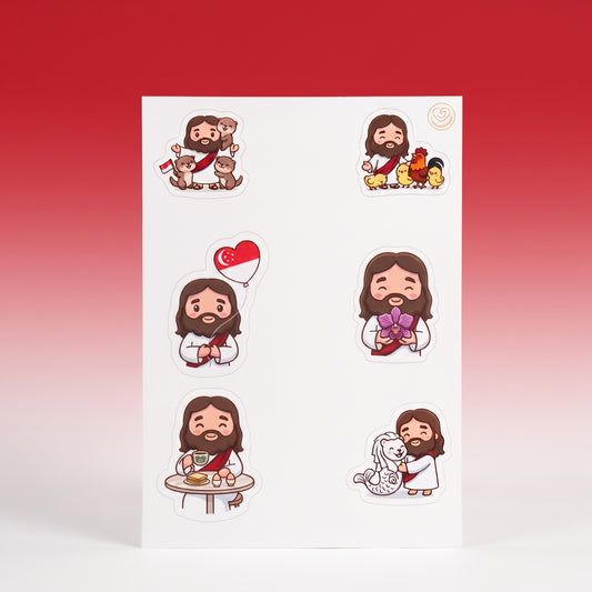 Jesus NDP Stickers Sheet