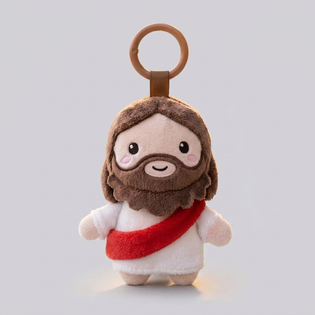 Mini Jesus plush bag charm