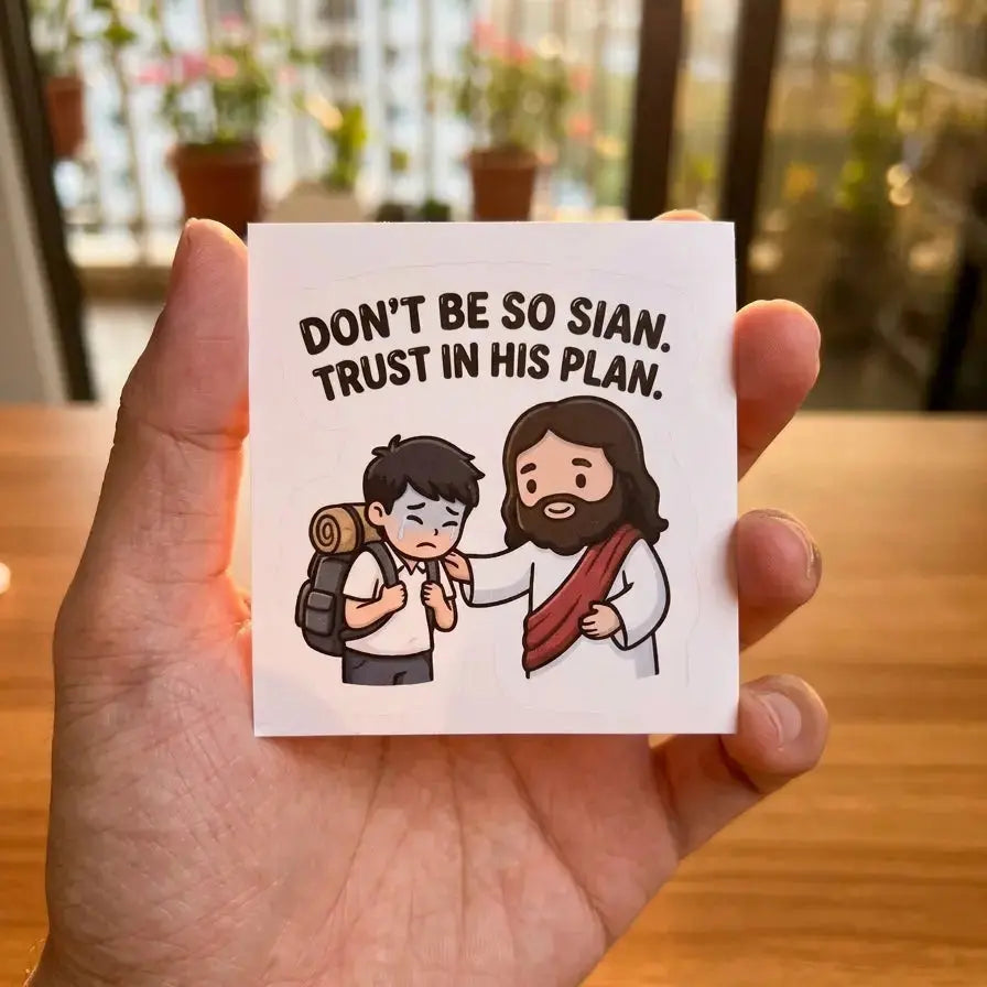 Fun Singlish Jesus (5pcs) The Blessed Smiles