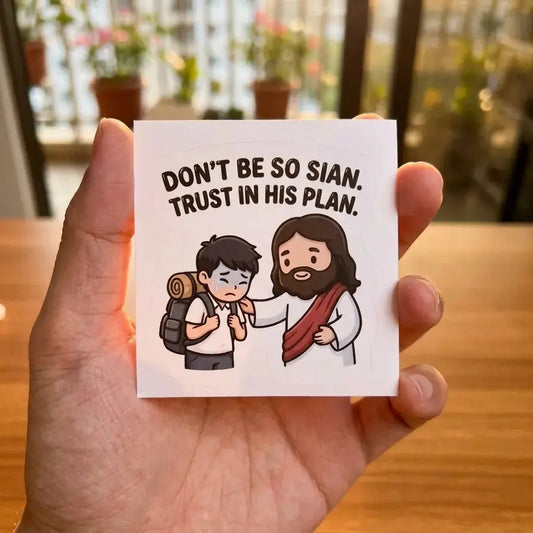 Fun Singlish Jesus (5pcs) The Blessed Smiles