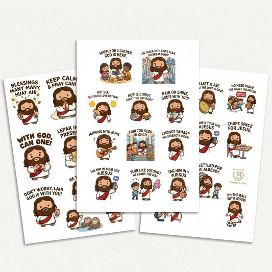 Jesus Singlish Sheet The Blessed Smiles