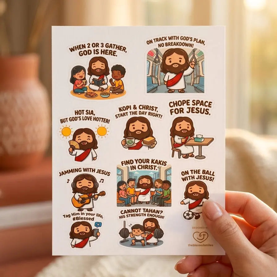 Jesus Singlish Sheet The Blessed Smiles