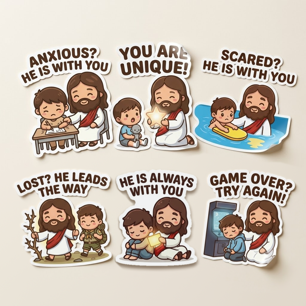 Jesus Loves Little Ones Boys Pack (6pcs)