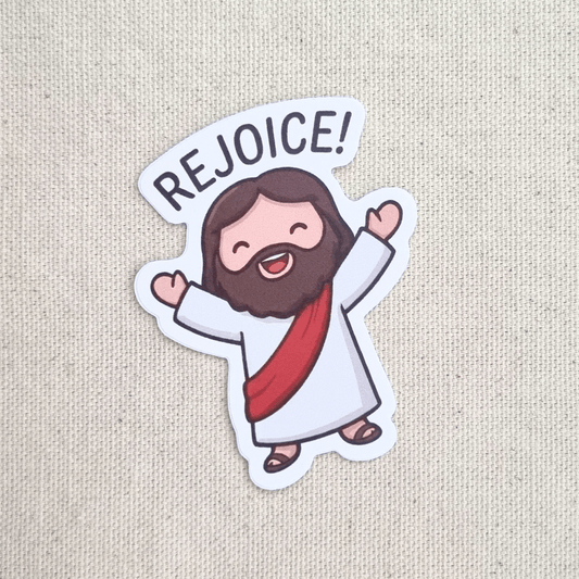Rejoice! sticker – The Blessed Smiles