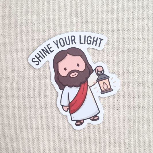 Shine Your Light sticker – The Blessed Smiles