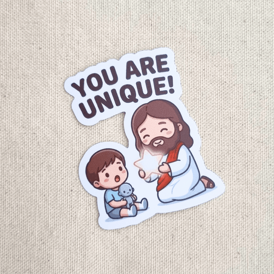 You Are Unique! sticker – The Blessed Smiles